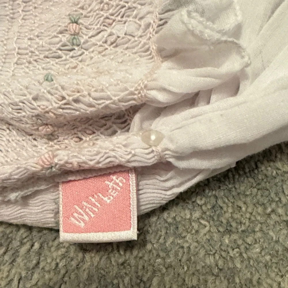 Pink Smocked Kids Dress - Picture 3 of 3